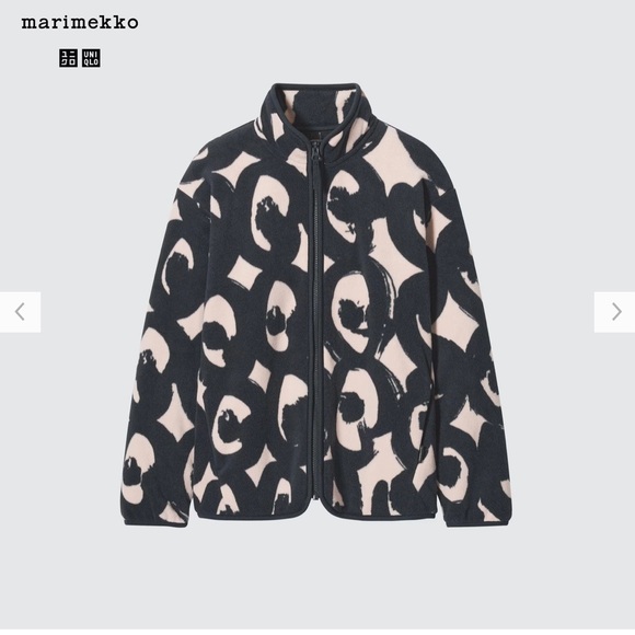UNIQLO x Marimekko Fleece Printed Full-Zip Jacket (Tawny Owl) - Picture 5 of 7